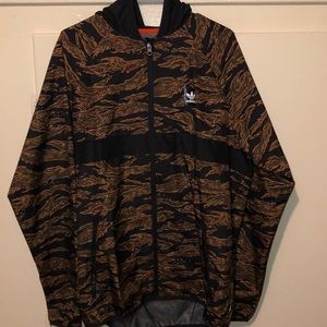 Adidas camo windbreaker